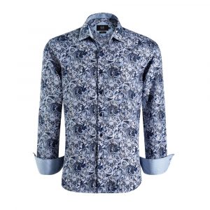 CEBSH3581B11jpg Elie Balleh Elie Balleh Paisley Sport Shirt