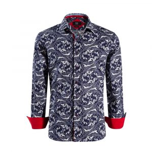 Paisley Sport Button-Down Shirt for Men