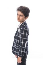 Stylish sports coat jacket designed for boys with a modern fit