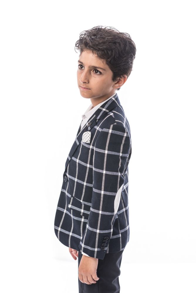 Stylish sports coat jacket designed for boys with a modern fit Elie Balleh Stylish sports coat jacket designed for boys with a modern fit