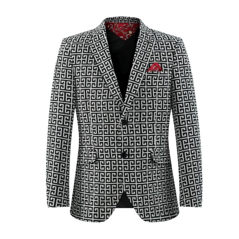 Logo Brocade Blazer for Women