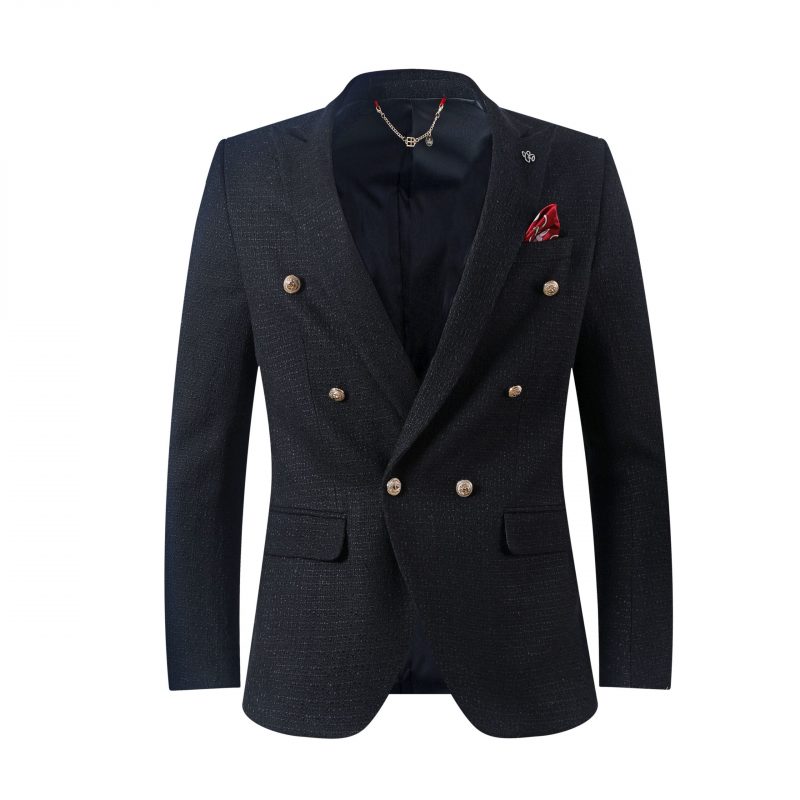Elie Balleh womens waffle weave blazer