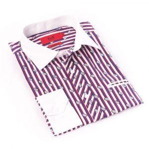 Elie Balleh Boys Slim Fit Printed Button-Down Shirt