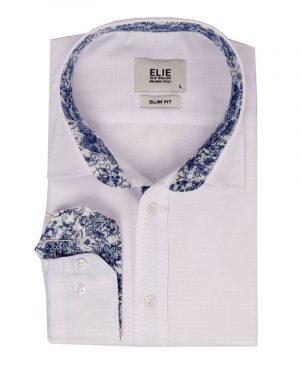 Trendy Pink Slim Fit Button-Down Shirt for Men