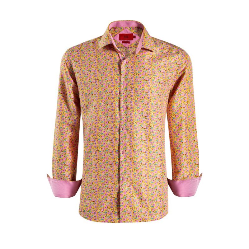 Slim Fit Paisley Print Shirt