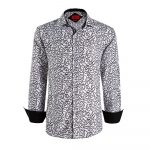 Stylish Slim Fit Swirl Print Shirt