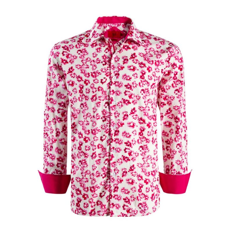 Slim Fit Floral Sport Shirt
