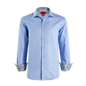 Slim Fit Houndstooth Shirt