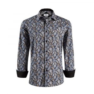 Slim Fit Paisley Sport Button-Down Shirt