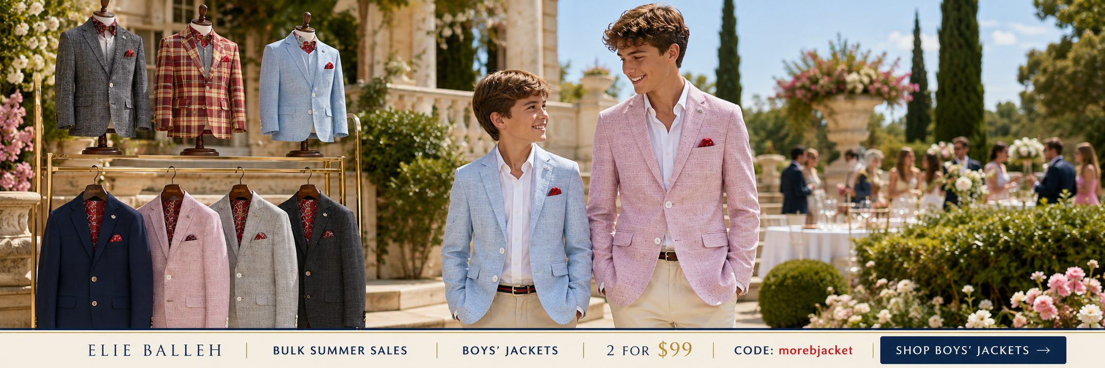 2 BOYS JACKETS FOR $99