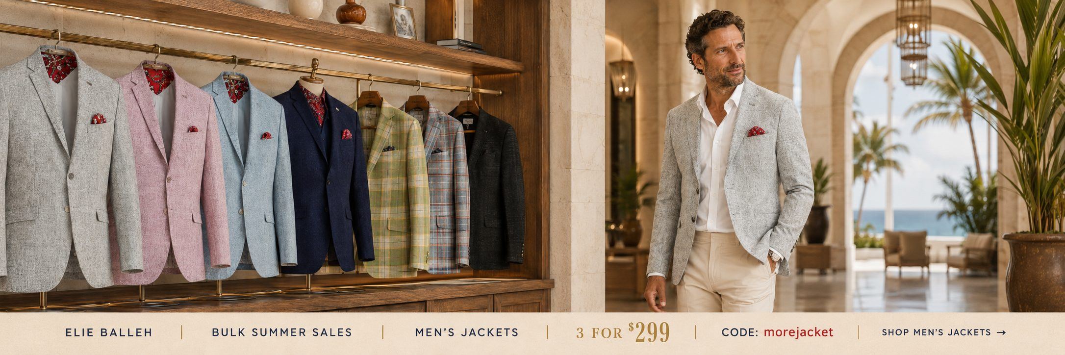 2 MENS JACKETS FOR $299
