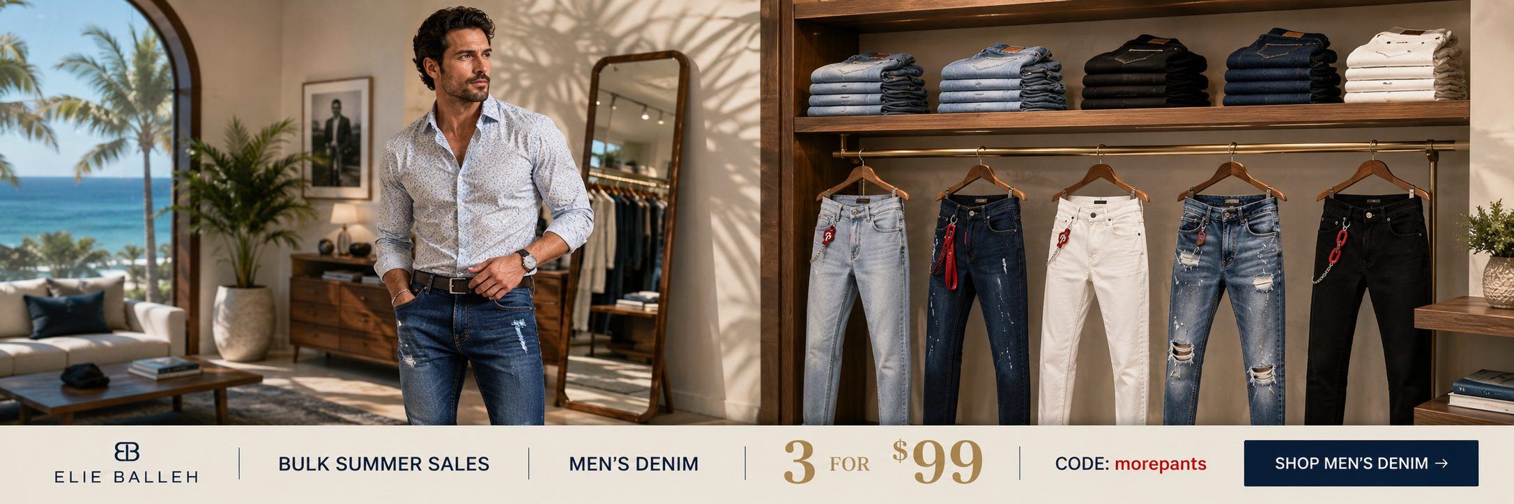 3 MENS JEANS DENIMS FOR $99