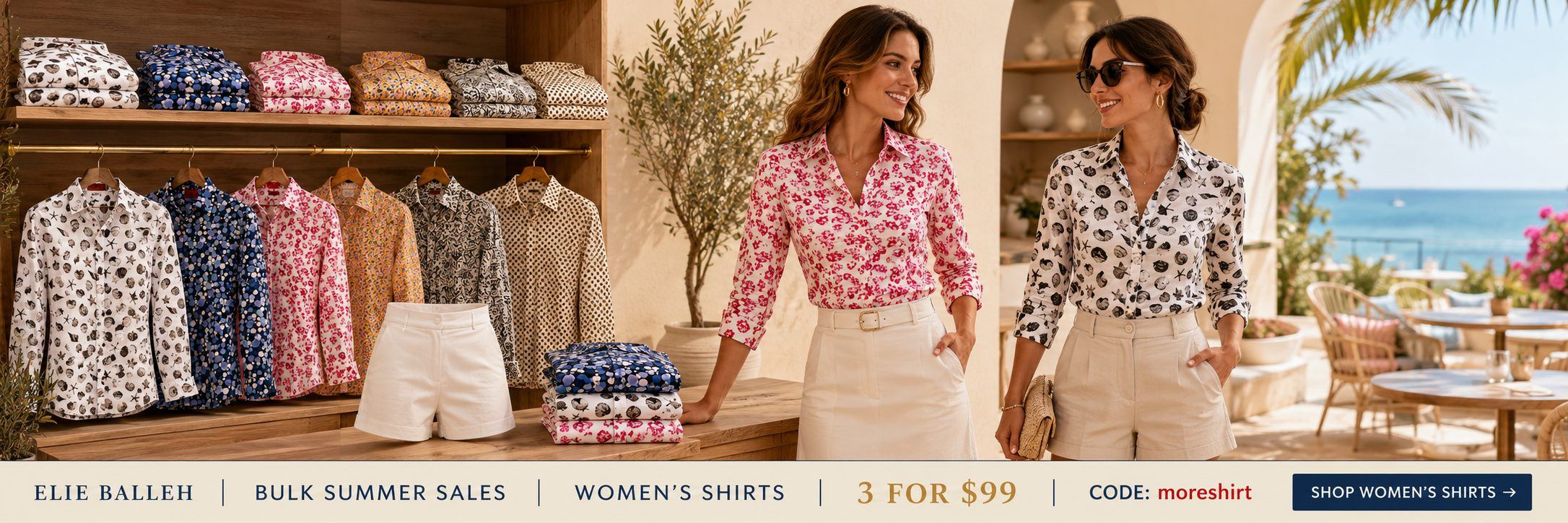 3 women shirts for $99